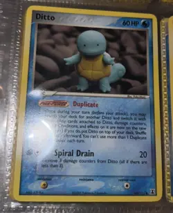 Pokemon TCG- 2005 Ditto (Squirtle) 64/113 Delta Species NM - Image 1