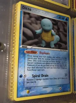 Pokemon TCG- 2005 Ditto (Squirtle) 64/113 Delta Species NM - Image 2