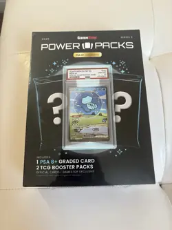 Gamestop Pokemon Power Pack Series 3- 2 Packs & 1 PSA Slab BRAND NEW IN HAND - Image 1