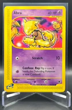 Pokemon TCG Expedition Base Set ABRA Regular, Common - 93/165 - Image 1