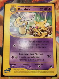 Kadabra - 84/165 Expedition Base Set - Pokemon TCG - 2002 NM - Image 1