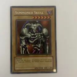 Yu-gi-oh Summoned Skull Reverse Foil Misprint Lp - Image 1