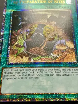 3x Pre-Preparation Of Rites | RA01-EN055 | Quarter Century Secret Rare | YuGiOh! - Image 2
