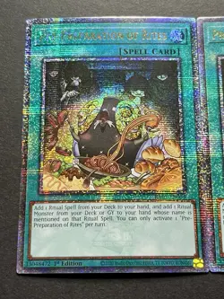 3x Pre-Preparation Of Rites | RA01-EN055 | Quarter Century Secret Rare | YuGiOh! - Image 3