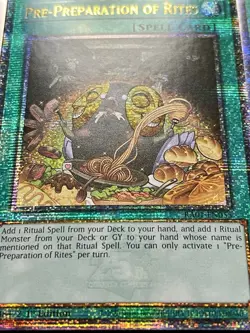 3x Pre-Preparation Of Rites | RA01-EN055 | Quarter Century Secret Rare | YuGiOh! - Image 4
