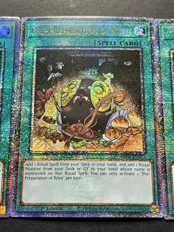 3x Pre-Preparation Of Rites | RA01-EN055 | Quarter Century Secret Rare | YuGiOh! - Image 5