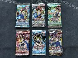 Yugioh RARE SEALED x6 Booster Pack Lot! 25th Anniversary LOB MRD SRL PSV DCR IOC - Image 1
