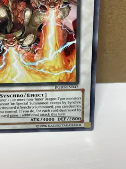 Yu-Gi-Oh! Trident Dragion Ultra Rare RGBT-EN043 Raging Battle 1st LP - Image 4