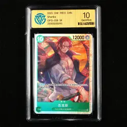 CCG GemMint 10 2025 ONE PIECE CHN .TCG Card OP13-028 SR Shanks - Image 1