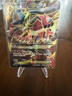 Pokemon TCG M Lucario EX 55a/111 Furious Fists Holo Full Art Ultra Rare Card - Image 1