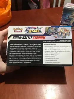 Pokemon sword and shield Brilliant Stars Build Battle Stadium trade card pokemon 820650850134 - Image 2