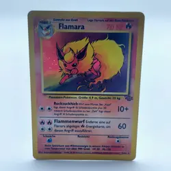 Pokemon TCG Karte - Flamara 3/64 Jungle Dschungel Holo Deutsch - Image 1
