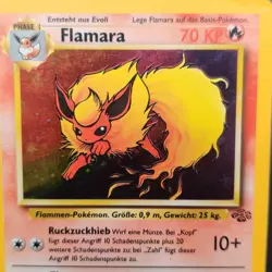 Pokemon TCG Karte - Flamara 3/64 Jungle Dschungel Holo Deutsch - Image 3