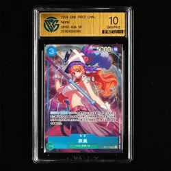 CCG GemMint 10 2024 ONE PIECE CHN .TCG Card OP02-036 SR Nami - Image 2