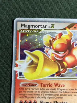 Magmortar LV.X 123/123 Holo Rare 2007 D&P Mysterious Treasures Pokemon Card LP - Image 5
