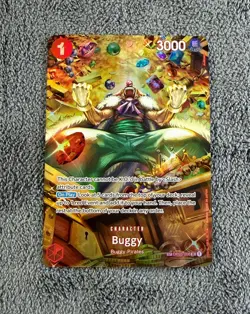 One Piece Buggy SP Wings of the Captain OP03-008 English Card - Image 1