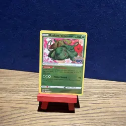Radiant Venusaur Ultra Rare Pokemon GO 004/078, NM Pokemon Card - Image 2