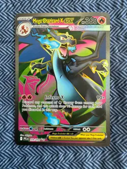Mega Charizard X ex 109/94 NM + Ultra Rare - Phantasmal Flames Pokemon TCG Card - Image 1