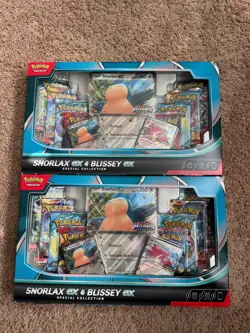 Pokemon Trading Card Game Snorlax ex and Blissey ex Special Collection Box x2 - Image 1