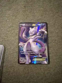 Mewtwo EX 98/99 Next Destinies Ultra Rare Textured Full Art Holo Pokemon Card - Image 3