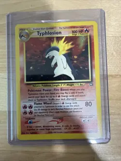 Typhlosion 18/111 Neo Genesis Holo LP - WOTC - Vintage - Pokemon Card NM - Image 1