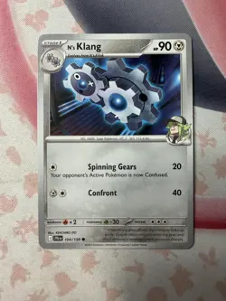 N's Klang Common SV09: Journey Together 104/159 NM English Pokemon Card - Image 1