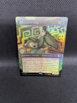 FOIL THE EARTH KING (Showcase) MTG NM The Last Airbender Rare FOIL - Image 1