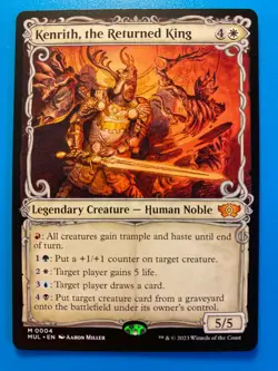MTG 1x SHOWCASE Kenrith, the Returned King 4 MOM Multiverse Legends Magic x1 NM - Image 1