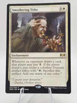 Smothering Tithe Ravnica Allegiance Regular - NM- CLEAN - Image 1