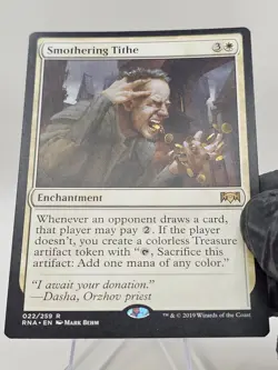 Smothering Tithe Ravnica Allegiance Regular - NM- CLEAN - Image 2