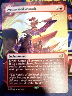 Aggravated Assault R Wilds of Eldraine: Enchanting Tales 39 NM - Image 1