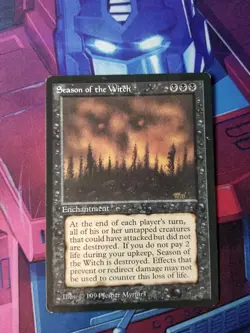 Season of the Witch (The Dark) NM vintage MTG 1998 - Image 1