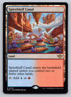 Spirebluff Canal - Outlaws of Thunder Junction - MTG - Image 1