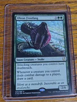 MTG Ohran Frostfang Commander 2019 LP X1 Magic The Gathering - Image 1