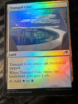 Tranquil Cove FOIL , Kamigawa Neon Dynasty , NM, MTG , FREE SHIPPING - Image 1