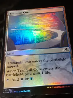 Tranquil Cove FOIL , Kamigawa Neon Dynasty , NM, MTG , FREE SHIPPING - Image 2