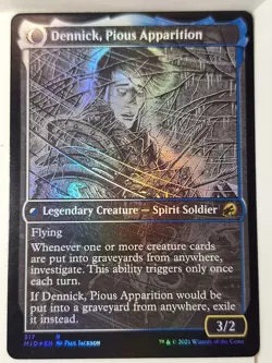 Dennick, Pious Apprentice - FOIL SHOWCASE - Magic the Gathering MTG Nice Nice! - Image 2