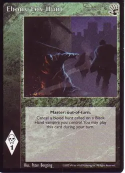 Ebony Fox Hunt VTES JYHAD BH - Image 1