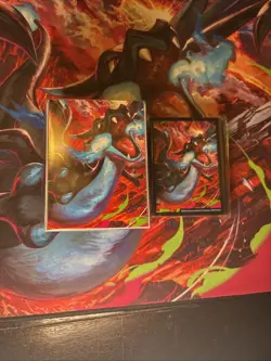 Mega Charizard x UPC 2025 Deck Box and Sleeves Pokemon TCG New - Image 1