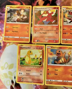 Charmander Charmeleon LP/NM vintage To Modern Pokemon Card Lot - Image 2