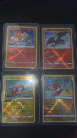 Pokemon TCG Radiant Bundle Crown Zenith Charizard, Heatran, Eternatus, Charjabug - Image 1