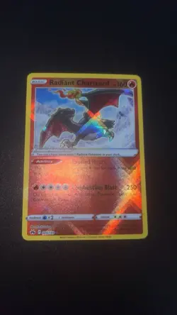 Pokemon TCG Radiant Bundle Crown Zenith Charizard, Heatran, Eternatus, Charjabug - Image 5