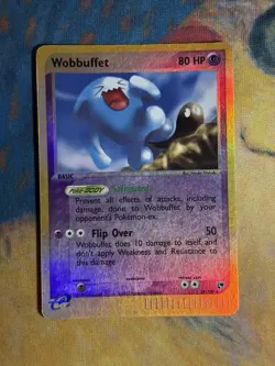 Wobbuffet 26/100 Rare Reverse Holo 2003 EX Sandstorm Pokemon TCG LP - Image 2