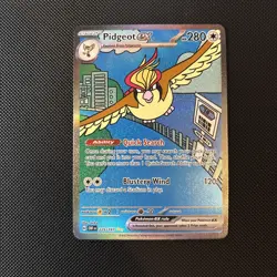 Pokemon TCG Pidgeot EX 225/197 SIR Obsidian Flames NM - Image 1