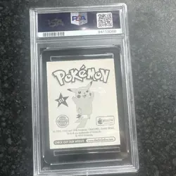 PSA 9 Gengar Prism - #S15 Pokemon Merlin Sticker 1999 - Low Pop - Mint - Image 2