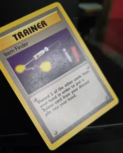 Pokemon TCG - ITEM FINDER - 74/102 - RARE - UNLIMITED - BASE SET (1999) - MP/LP - Image 2
