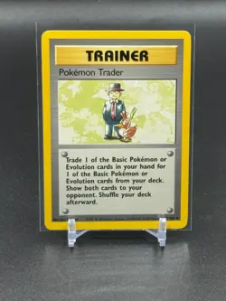 Pokemon Trader Trainer Pokemon Base Set Unlimited 1999 - Image 1