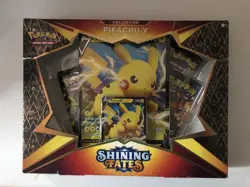 Pokemon TCG: Shining Fates Pikachu V Collection Box - Image 1