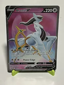 Pokemon Arceus V 165/172 Brilliant Stars Ultra Rare NM Condition - Image 1