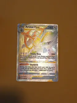 Pokemon Sword & Shield Brilliant Stars Arceus vstar 176/172 Rainbow Secret Rare - Image 3